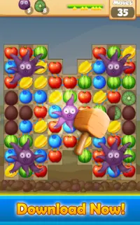 Fruit Pop Party - Match 3 game Screen Shot 2