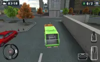Caminhão de lixo 3d Sim Parque Screen Shot 3