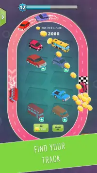 Car Merge - Idle Car Racing Game Screen Shot 1