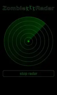 Zombie Radar Simulación Screen Shot 1