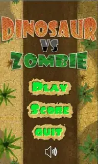 Dinosaur vs Zombie Screen Shot 0