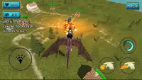 Fire Flying Dragon Simulator Warrior Sky Rider 3D Screen Shot 2