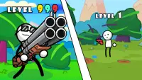 One Gun Stickman perang Screen Shot 0