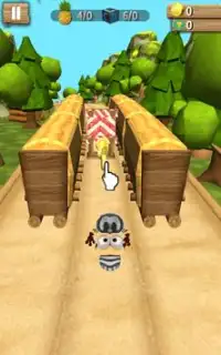 Jungle Minion Banana subway:rush adventure Screen Shot 1