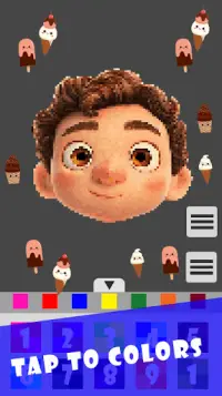 Luca Pixel Art Coloring Games Screen Shot 1