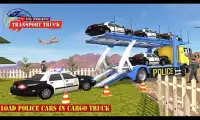 US Police Transport Truck Cargo :Vehicle Transport Screen Shot 3