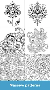 100  Mandala coloring pages Screen Shot 5