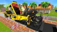 Straßenbau Sim, der schwere Maschinerie betreibt Screen Shot 6