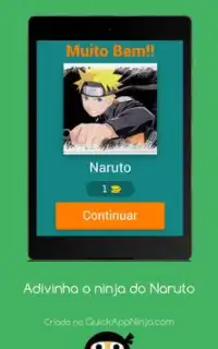 Adivinha o Ninja do Naruto BR Screen Shot 8