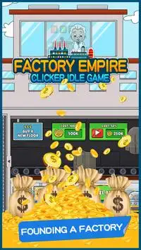 Factory Empire - Jeu de clic au ralenti Screen Shot 0