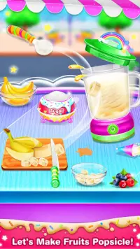 ユニコーン 氷 クリーム ポップ ＆ アイスキャンディー- 氷 クリーム ゲーム Screen Shot 3