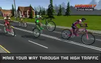 Highway Traffic Cycle Rush 3D Screen Shot 4