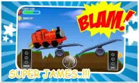 Monster James Train Night Race Screen Shot 0