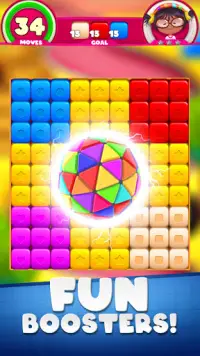 Toy Box Crush Party Time - Tap and Pop The Cubes! Screen Shot 3