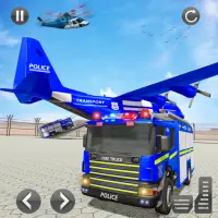 Police Fire Truck Transport Screen Shot 0
