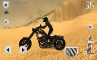 محاكاة الدراجة النارية - الطرق الوعر Screen Shot 14