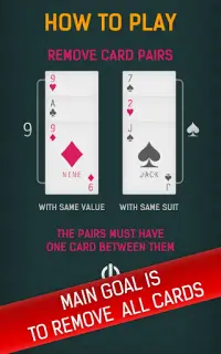 Solitaire: Card pairs Screen Shot 1