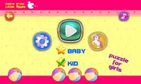 Puzzle games for Girls kids: princess and unicorns Screen Shot 2