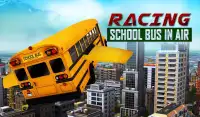 Racing School Bus in Air 2017 Screen Shot 0