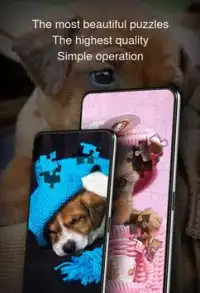 Puzzle with puppies Screen Shot 1