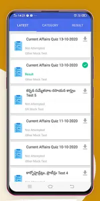 Telugu GK & Current Affairs Screen Shot 3