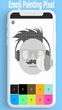 Emoji Cor pelo número, emojis  Screen Shot 3