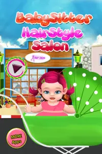 gaya rambut Babysitter Salon Screen Shot 5