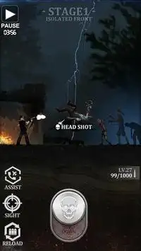 Zombie Shooting : Survival Sniper Screen Shot 1