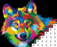 Animals Color by Number: Animal Pixel Art Screen Shot 0