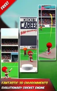Cricket Career Biginnings 3D Screen Shot 2