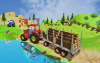 Tractor farming Cargo Games Transport 3D Screen Shot 1