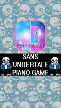 Sans Undertale Piano Tiles Screen Shot 0