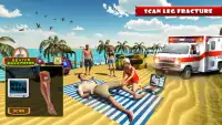Beach Party Emergency Surgery Doctor Simulator 3D Screen Shot 1