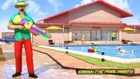 Artilheiro de festa na piscina FPS - novo jogo de Screen Shot 16