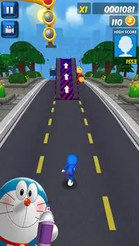 Subway Doraemon Runner Screen Shot 5