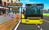 Simulador de condução de ônibus escolar 3D - 2020 Screen Shot 1