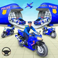 Полицейская велосипедная игра Screen Shot 2