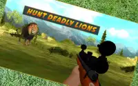 chasse lion de sniper Screen Shot 0