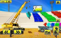サッカースタジアムビルダー：新しい3D建設ゲーム Screen Shot 8