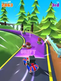 Blocky Racer - Endless Racing Screen Shot 11