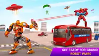 Mars Battle: Bus Robot Game 3D Screen Shot 3