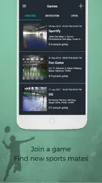 Sportify App Screen Shot 2