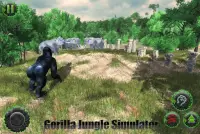 Angry gorilla vs Dinosaur: Wild Jungle Battle Screen Shot 1