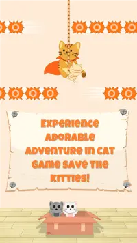 Cat game:Save the kitties! Screen Shot 2