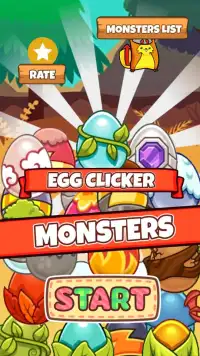 Egg clicker monsters Screen Shot 1