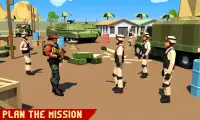 Real Army Men Commando Stars - Military Tank Games Screen Shot 3