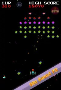 Galaxia Classic - Invaders 년대 아케이드 - 레트로 우주 사수. Screen Shot 0