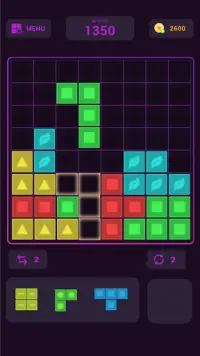 블록 퍼즐 - 재미있는 두뇌 퍼즐 게임 Screen Shot 0