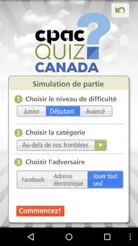 CPAC Quiz Canada Screen Shot 1