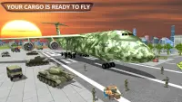 جيش حمولة طائرة حرفة: جيش المواصلات ألعاب Screen Shot 6